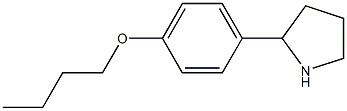 2-(4-butoxyphenyl)pyrrolidine Struktur