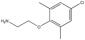 2-(4-chloro-2,6-dimethylphenoxy)ethanamine Struktur