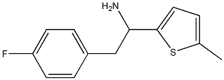 2-(4-fluorophenyl)-1-(5-methylthiophen-2-yl)ethan-1-amine Struktur