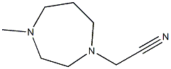 2-(4-methyl-1,4-diazepan-1-yl)acetonitrile Struktur