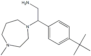 2-(4-tert-butylphenyl)-2-(4-methyl-1,4-diazepan-1-yl)ethan-1-amine Struktur