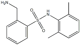 2-(aminomethyl)-N-(2,6-dimethylphenyl)benzenesulfonamide Struktur