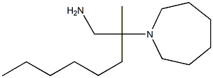 2-(azepan-1-yl)-2-methyloctan-1-amine Struktur