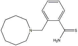 2-(azocan-1-ylmethyl)benzene-1-carbothioamide Struktur