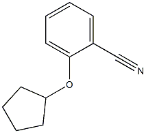 2-(cyclopentyloxy)benzonitrile Struktur