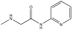 2-(methylamino)-N-pyridin-2-ylacetamide Struktur