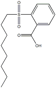 2-(octane-1-sulfonyl)benzoic acid Struktur