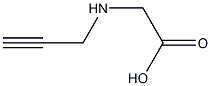 2-(prop-2-yn-1-ylamino)acetic acid Struktur