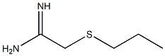 2-(propylsulfanyl)ethanimidamide Struktur