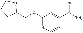 2-(tetrahydrofuran-2-ylmethoxy)pyridine-4-carboximidamide Struktur