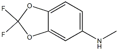 2,2-difluoro-N-methyl-2H-1,3-benzodioxol-5-amine Struktur