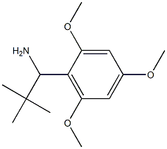 2,2-dimethyl-1-(2,4,6-trimethoxyphenyl)propan-1-amine Struktur