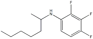 2,3,4-trifluoro-N-(heptan-2-yl)aniline Struktur