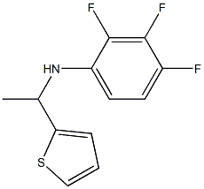 2,3,4-trifluoro-N-[1-(thiophen-2-yl)ethyl]aniline Struktur