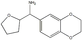 2,3-dihydro-1,4-benzodioxin-6-yl(oxolan-2-yl)methanamine Struktur