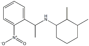 2,3-dimethyl-N-[1-(2-nitrophenyl)ethyl]cyclohexan-1-amine Struktur