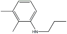 2,3-dimethyl-N-propylaniline Struktur