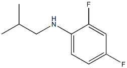 2,4-difluoro-N-(2-methylpropyl)aniline Struktur