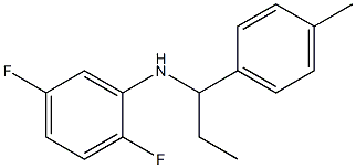 2,5-difluoro-N-[1-(4-methylphenyl)propyl]aniline Struktur