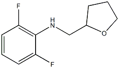 2,6-difluoro-N-(oxolan-2-ylmethyl)aniline Struktur