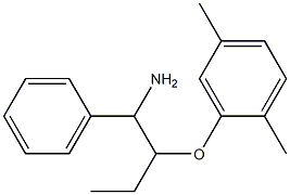 2-[(1-amino-1-phenylbutan-2-yl)oxy]-1,4-dimethylbenzene Struktur