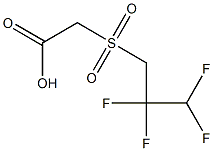 2-[(2,2,3,3-tetrafluoropropane)sulfonyl]acetic acid Struktur