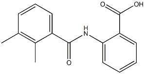 2-[(2,3-dimethylbenzene)(methyl)amido]benzoic acid Struktur