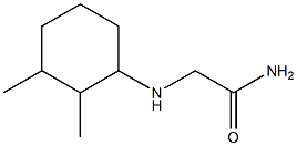 2-[(2,3-dimethylcyclohexyl)amino]acetamide Struktur