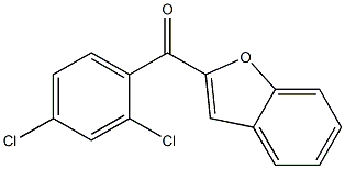 2-[(2,4-dichlorophenyl)carbonyl]-1-benzofuran Struktur