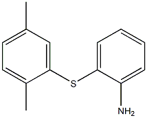 2-[(2,5-dimethylphenyl)sulfanyl]aniline Struktur