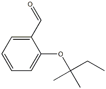 2-[(2-methylbutan-2-yl)oxy]benzaldehyde Struktur