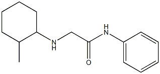 2-[(2-methylcyclohexyl)amino]-N-phenylacetamide Struktur