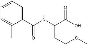 2-[(2-methylphenyl)formamido]-4-(methylsulfanyl)butanoic acid Struktur