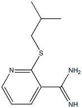 2-[(2-methylpropyl)sulfanyl]pyridine-3-carboximidamide Struktur