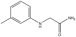 2-[(3-methylphenyl)amino]acetamide Struktur