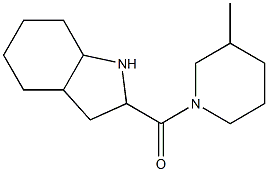 2-[(3-methylpiperidin-1-yl)carbonyl]octahydro-1H-indole Struktur