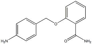 2-[(4-aminophenyl)methoxy]benzamide Struktur