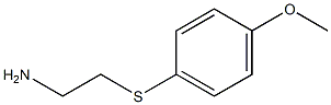 2-[(4-methoxyphenyl)thio]ethanamine Struktur