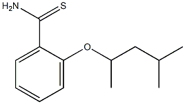 2-[(4-methylpentan-2-yl)oxy]benzene-1-carbothioamide Struktur