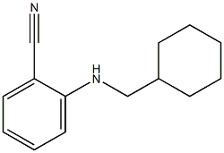 2-[(cyclohexylmethyl)amino]benzonitrile Struktur