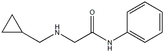 2-[(cyclopropylmethyl)amino]-N-phenylacetamide Struktur