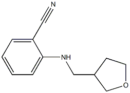 2-[(oxolan-3-ylmethyl)amino]benzonitrile Struktur