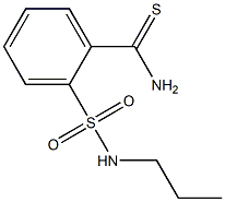 2-[(propylamino)sulfonyl]benzenecarbothioamide Struktur