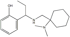 2-[1-({[1-(dimethylamino)cyclohexyl]methyl}amino)propyl]phenol Struktur