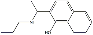 2-[1-(propylamino)ethyl]-1-naphthol Struktur