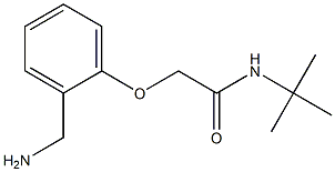 2-[2-(aminomethyl)phenoxy]-N-(tert-butyl)acetamide Struktur