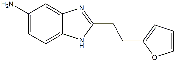 2-[2-(furan-2-yl)ethyl]-1H-1,3-benzodiazol-5-amine Struktur