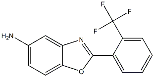 2-[2-(trifluoromethyl)phenyl]-1,3-benzoxazol-5-amine Struktur