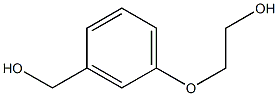 2-[3-(hydroxymethyl)phenoxy]ethan-1-ol Struktur