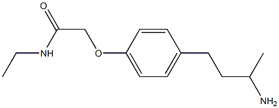 2-[4-(3-aminobutyl)phenoxy]-N-ethylacetamide Struktur